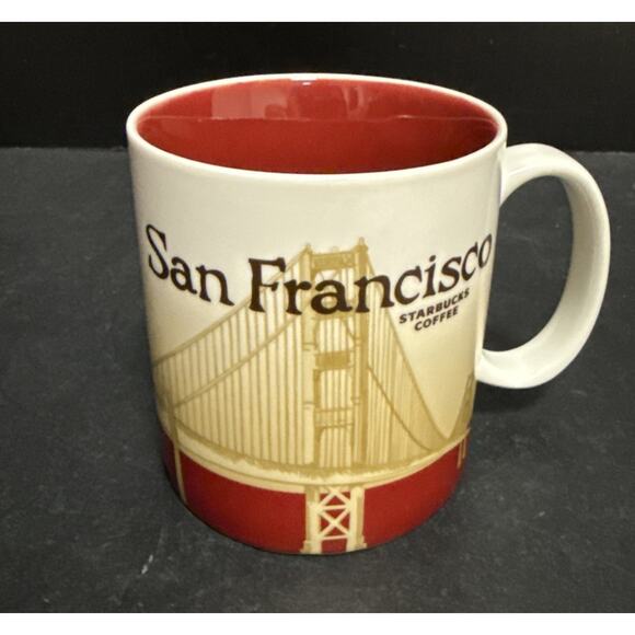 Starbucks San Francisco Global Icon Collector Series Coffee Tea Cup Mug 16 oz - Picture 1 of 6